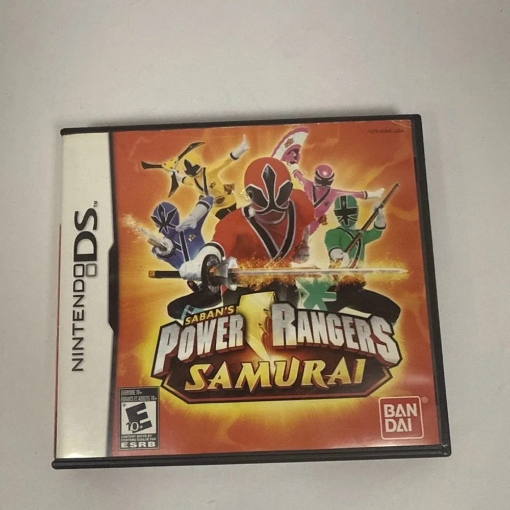 Power Rangers Samurai Nintendo DS Complete CIB Authentic